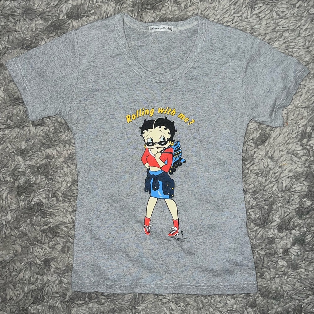Betty Boop Vintage Top Size Small !